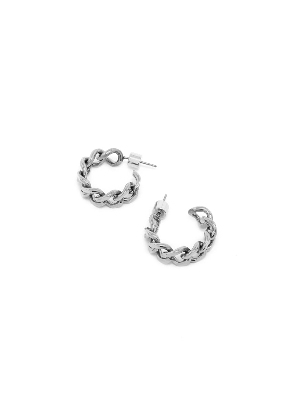 Nalí SILVER ISA CHAIN EARRINGS
