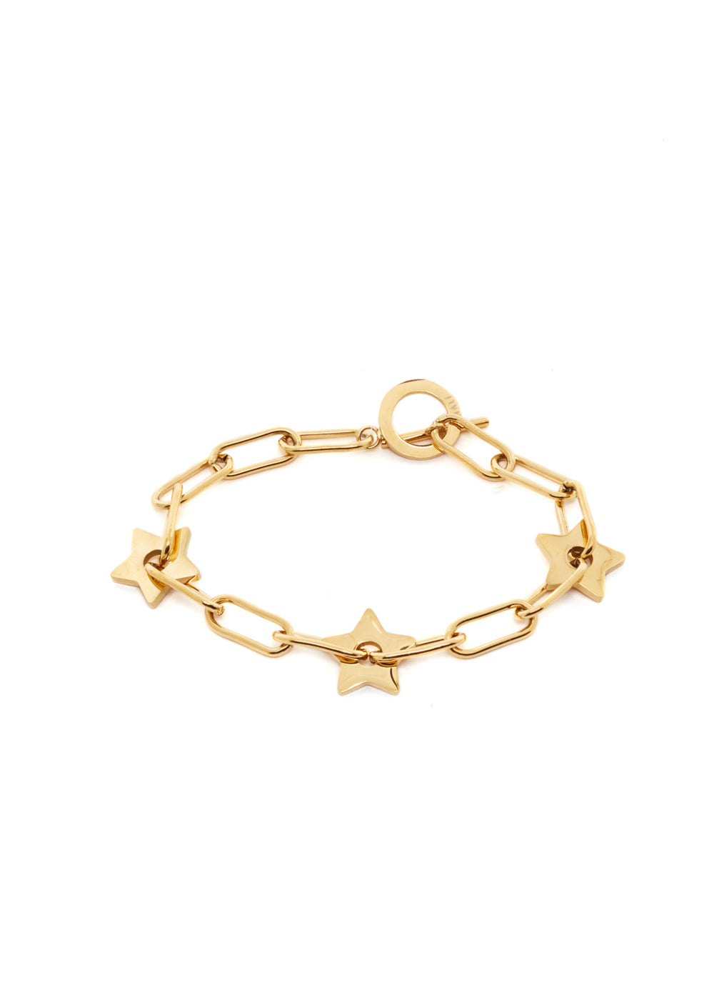 Nalí SILVI GOLD CHAIN STARS BRACELET STAIN. STEEL