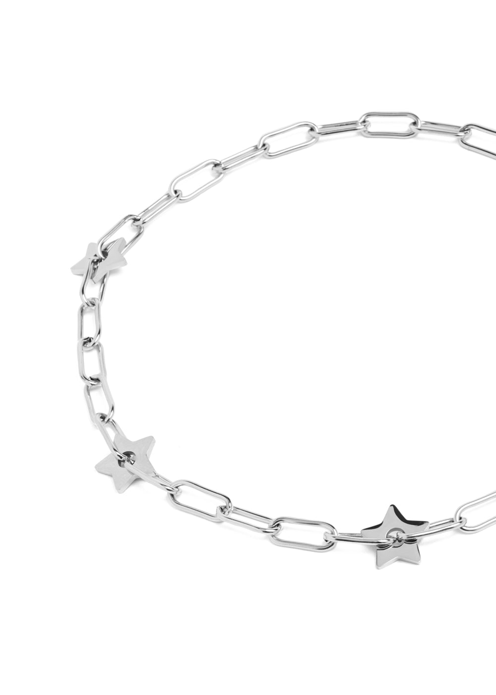 Nalí SILVI SILVER CHAIN STARS NECKLACE STAIN. STEEL