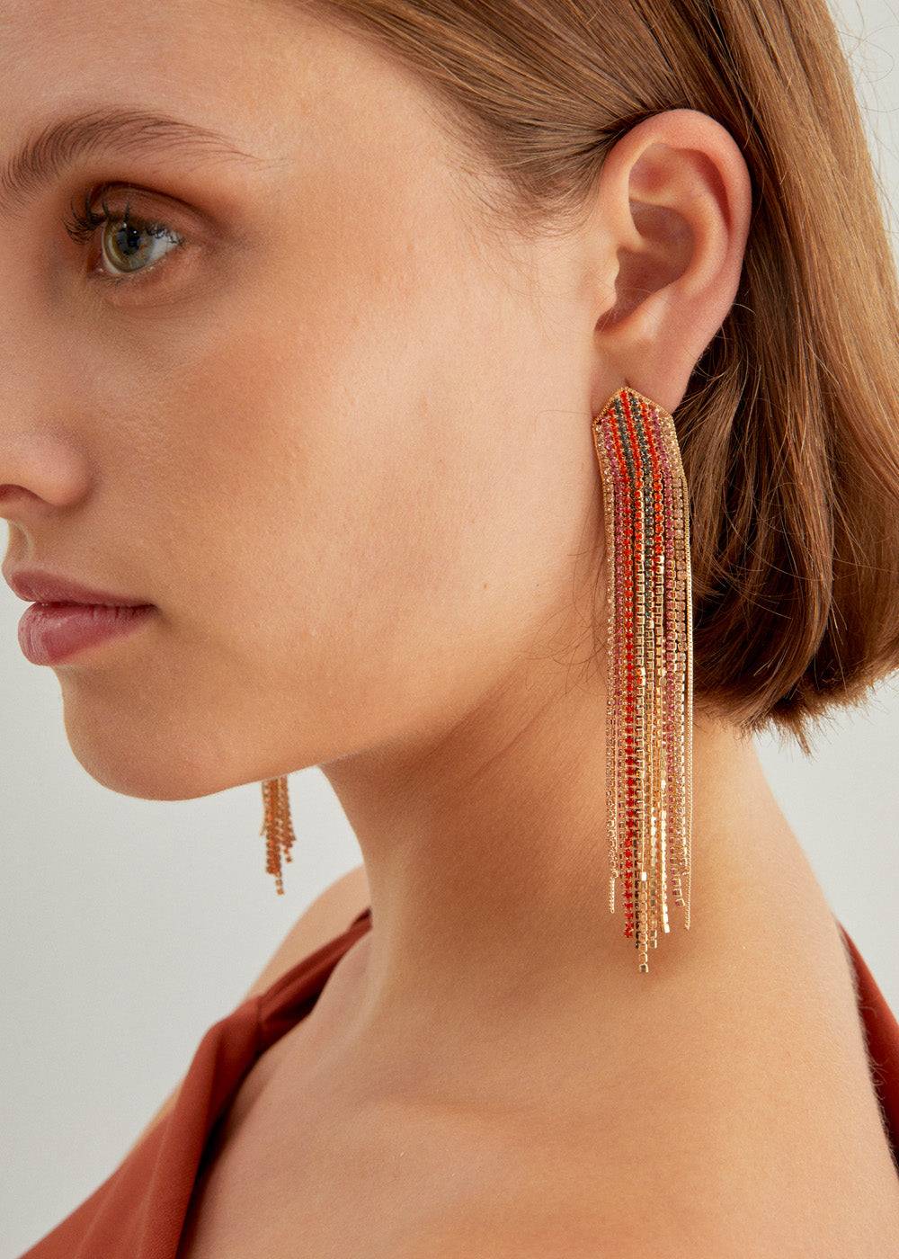 Nalí SOIREE LONG EARRINGS W/ + COLORS