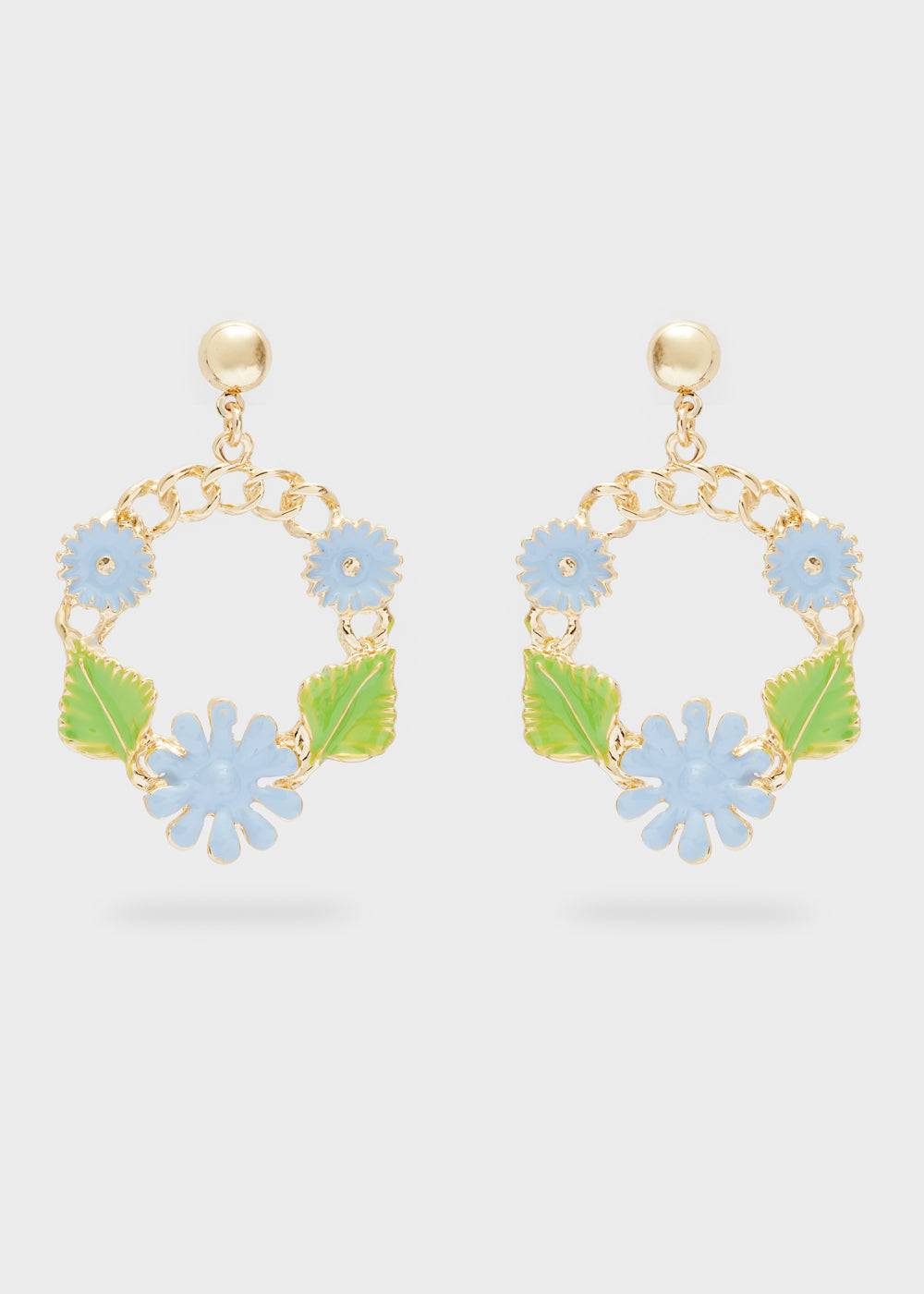 Nalí SPRING LONG EARRINGS FLOWERS + COLORS