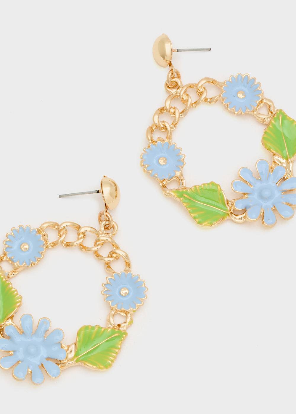 Nalí SPRING LONG EARRINGS FLOWERS + COLORS