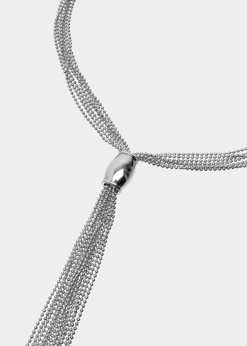 Nalí STAIN. STEEL SISSI CHAIN NECKLACE IN SILVER