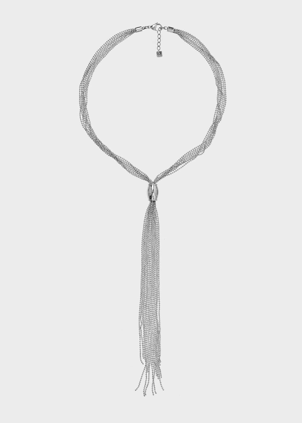 Nalí STAIN. STEEL SISSI CHAIN NECKLACE IN SILVER