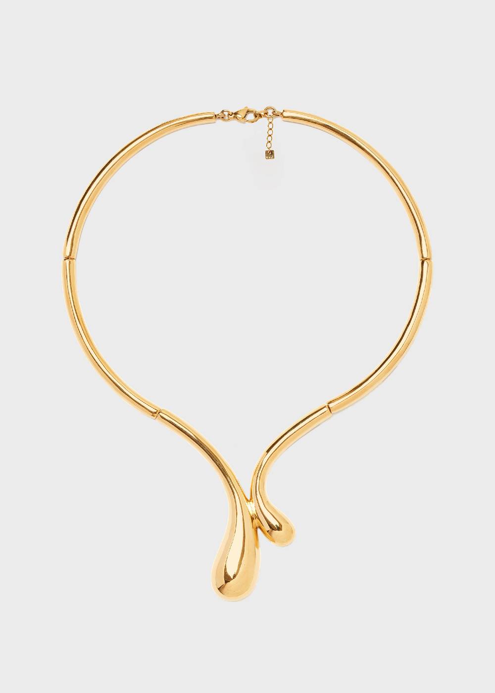 Nalí STAIN. STEEL SNAKE NECKLACE IN GOLD