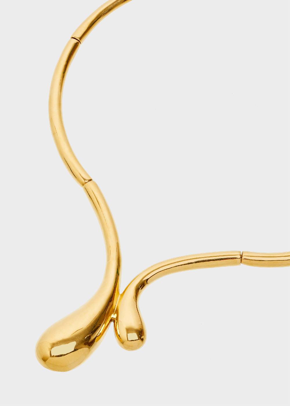 Nalí STAIN. STEEL SNAKE NECKLACE IN GOLD