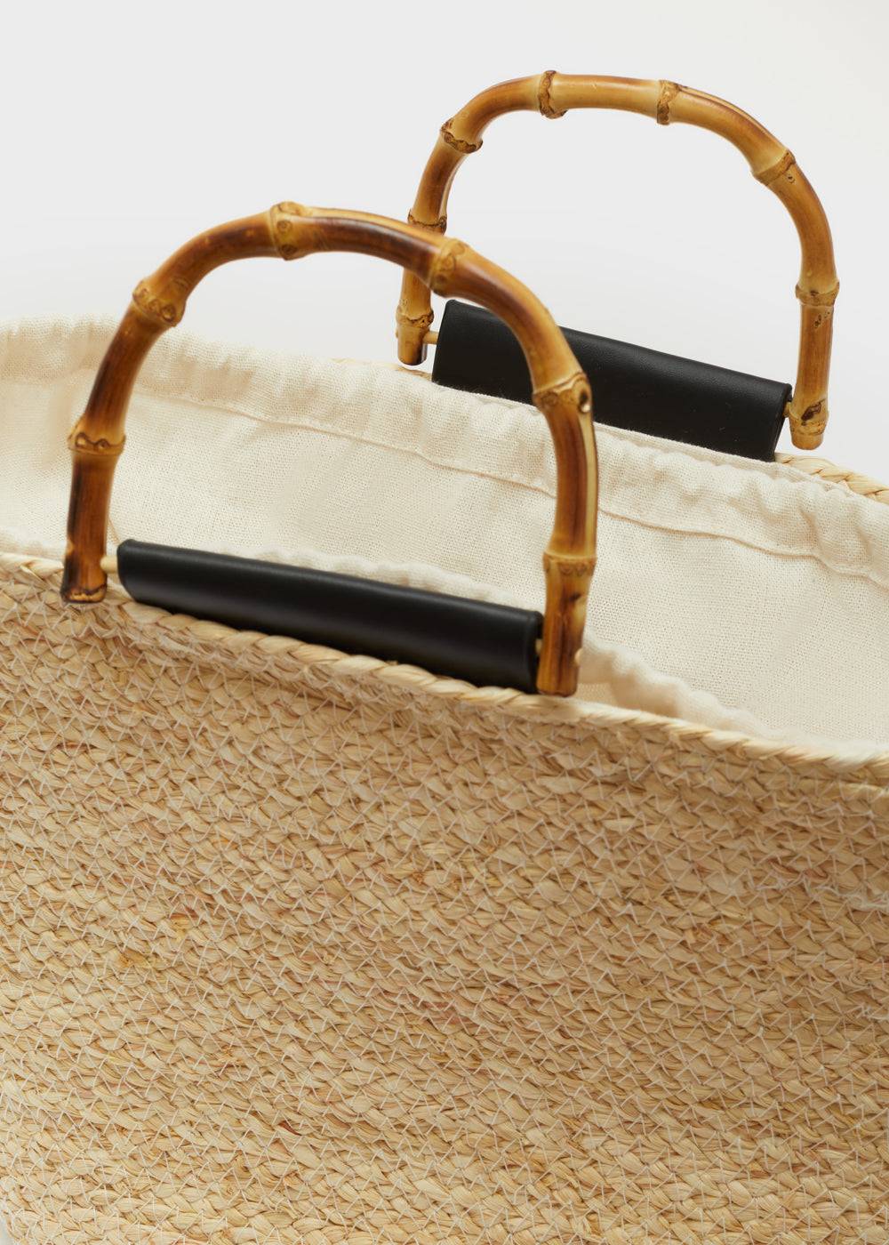 Nalí STRAW BASKET BAG WITH HANDLES