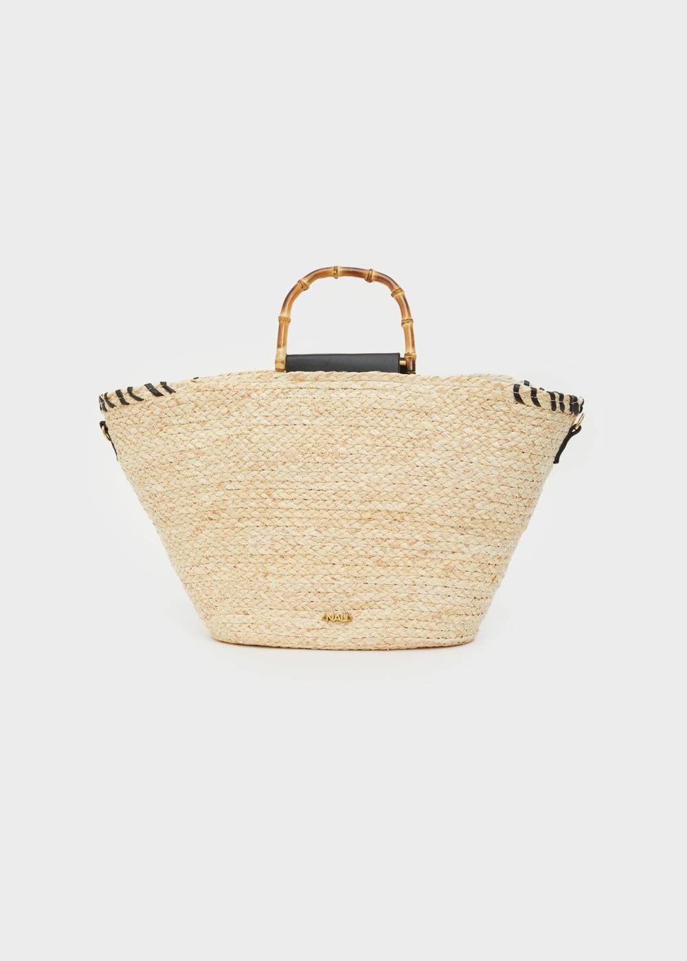 Nalí STRAW BASKET BAG WITH HANDLES