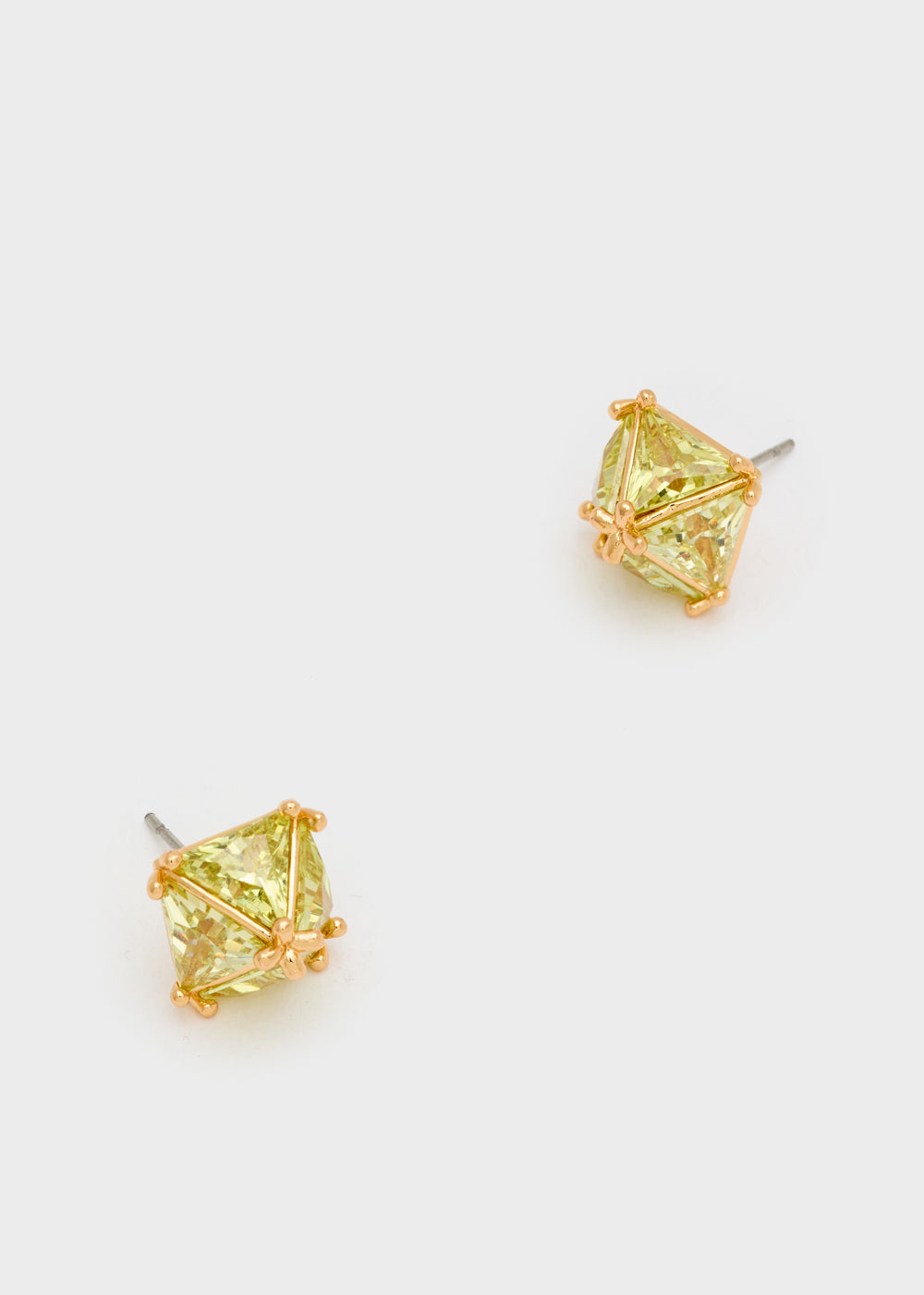 Nalí STUD LOBE EARRINGS W/ ZIRCONS + COLORS