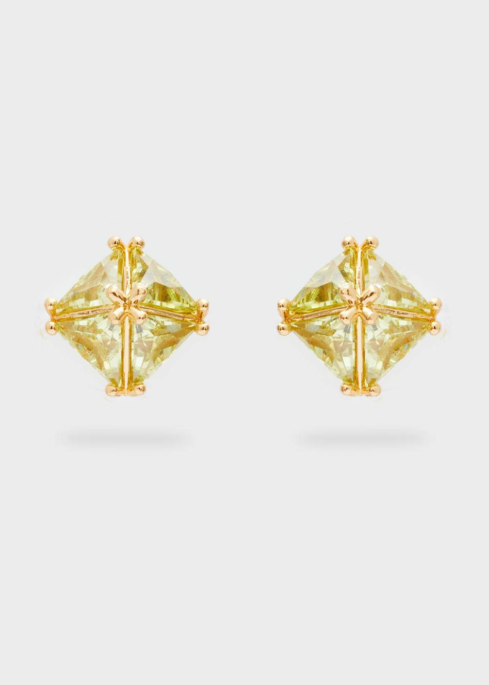 Nalí STUD LOBE EARRINGS W/ ZIRCONS + COLORS