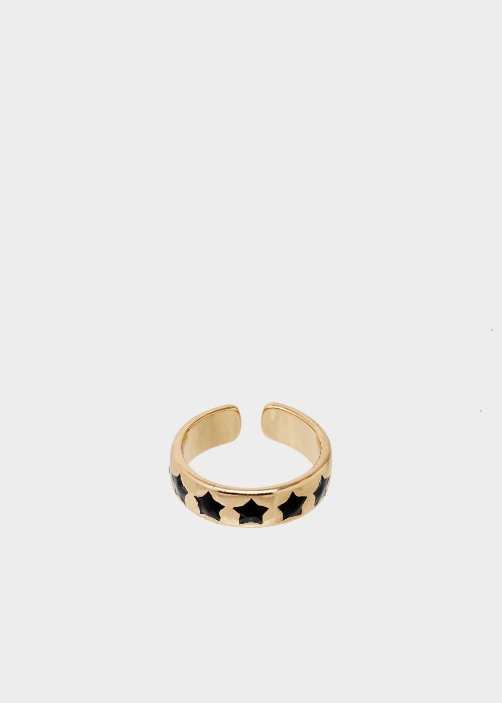Nalí SUMMY ADJUSTABLE RING W/ BLACK STARS