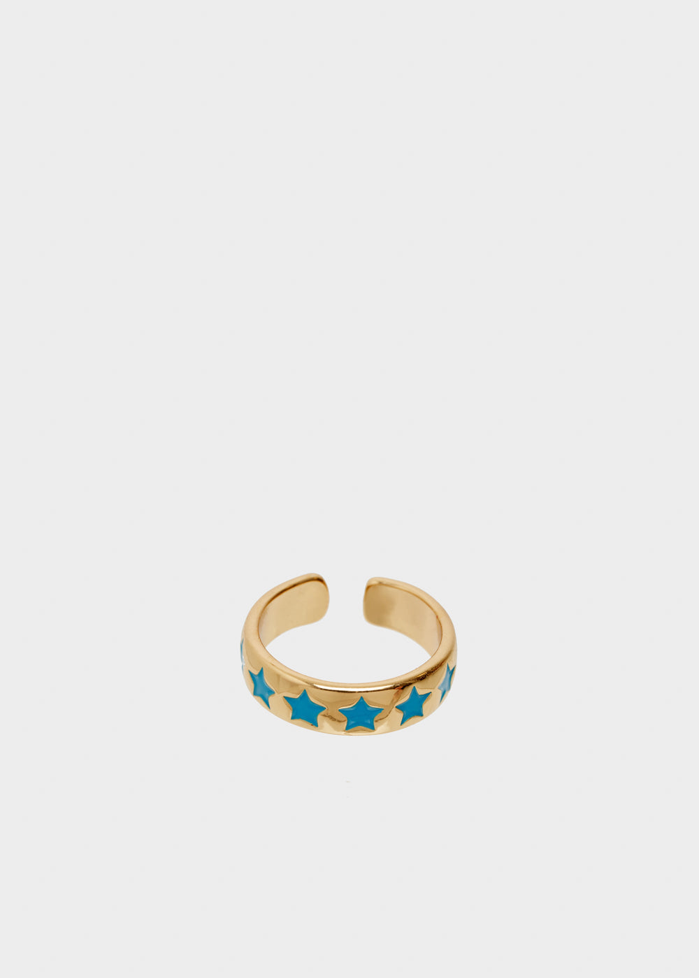 Nalí SUMMY ADJUSTABLE RING W/ BLUE STARS