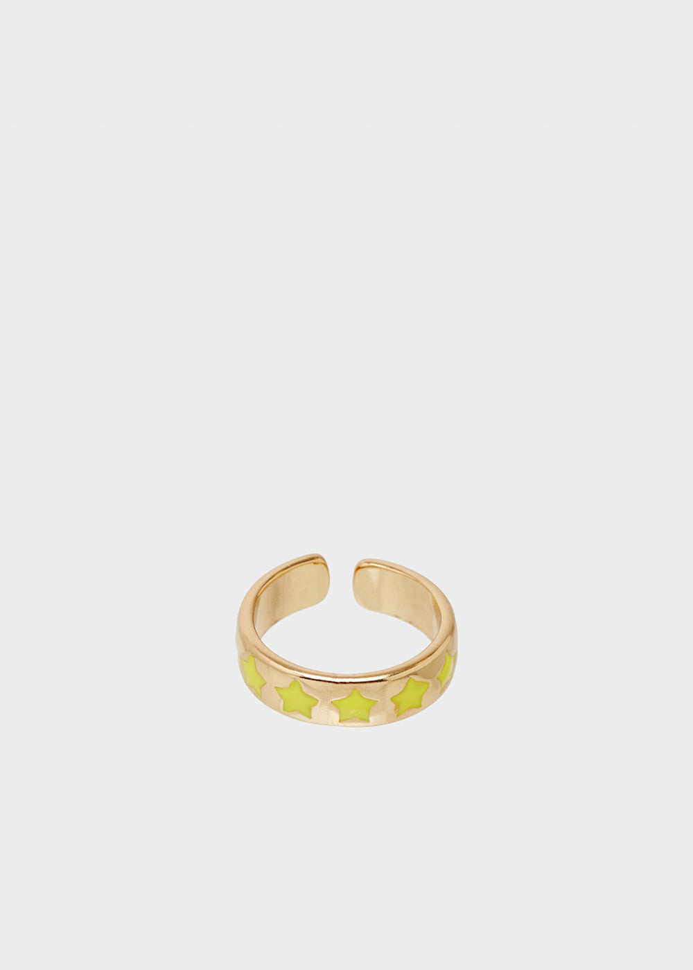 Nalí SUMMY ADJUSTABLE RING W/ YELLOW STARS
