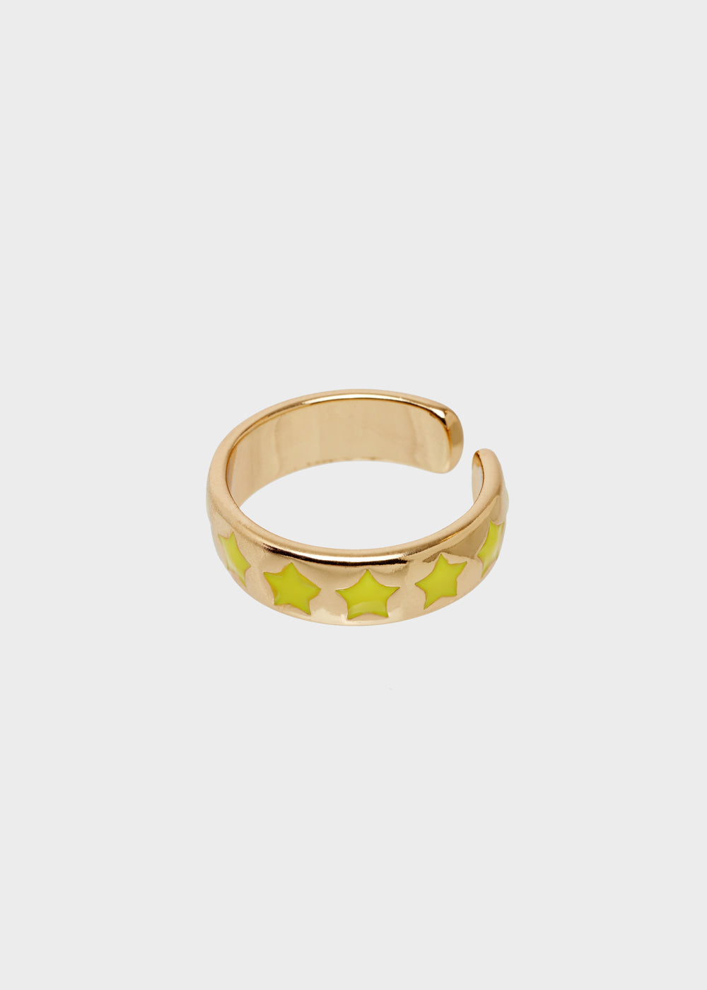 Nalí SUMMY ADJUSTABLE RING W/ YELLOW STARS