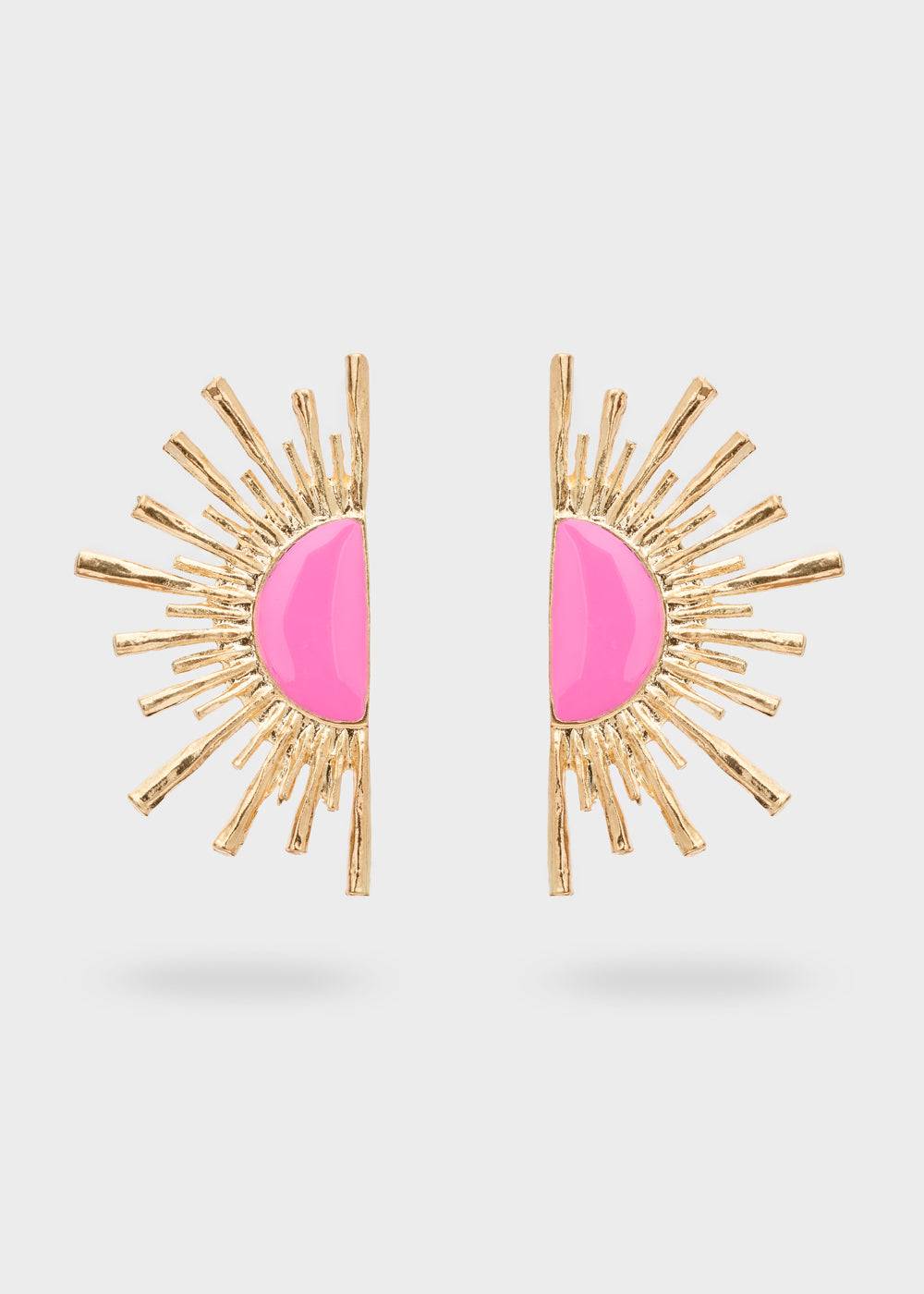 Nalí SUN ENAMEL EARRINGS + COLORS