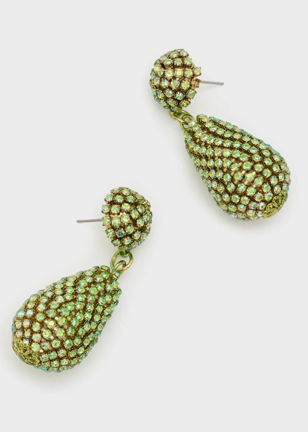 Nalí THEA PENDANT EARRINGS W/ STONES + COLORS