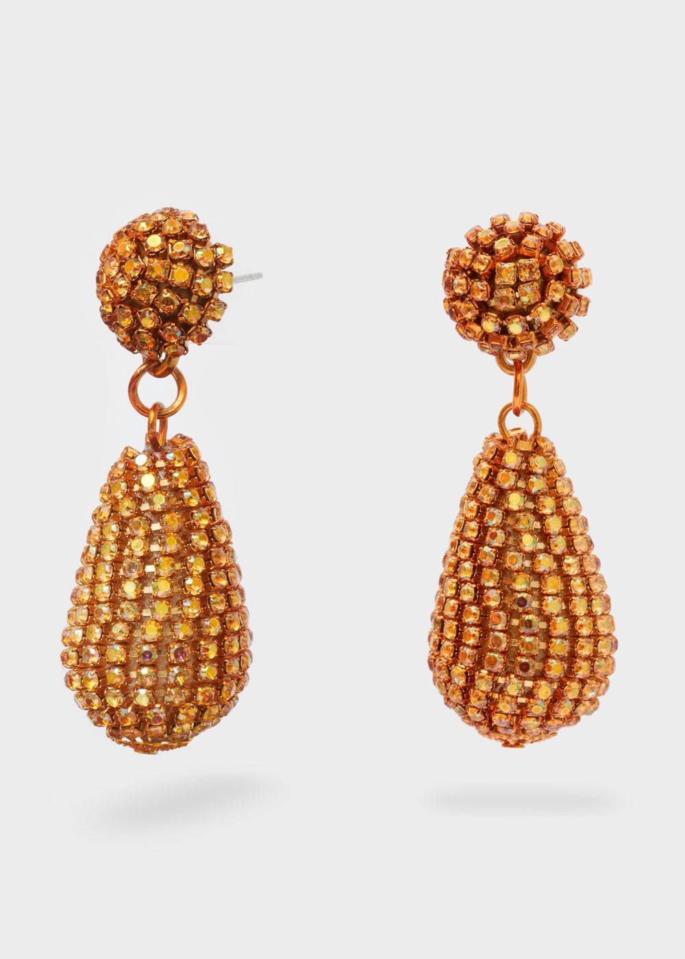 Nalí THEA PENDANT EARRINGS W/ STONES + COLORS