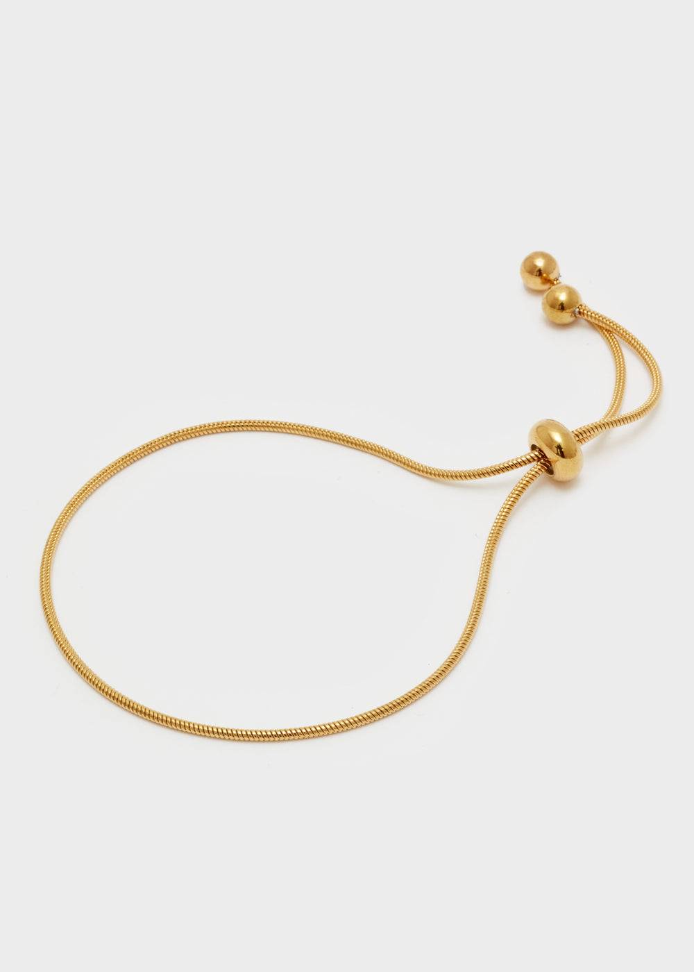 Nalí THIN ADJUSTABLE GOLD BRACELET