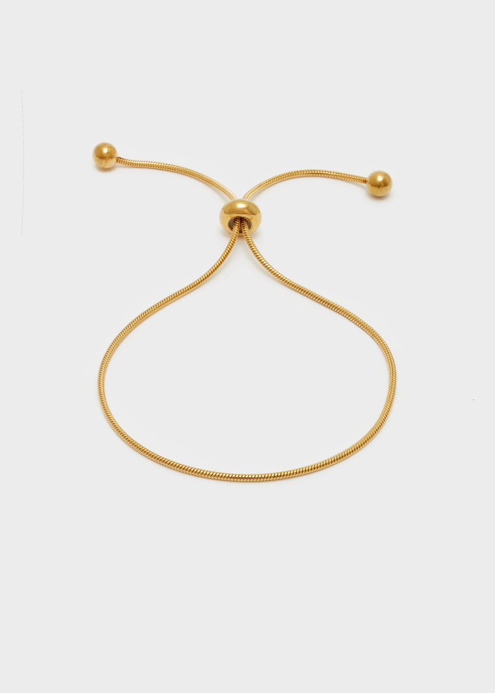 Nalí THIN ADJUSTABLE GOLD BRACELET