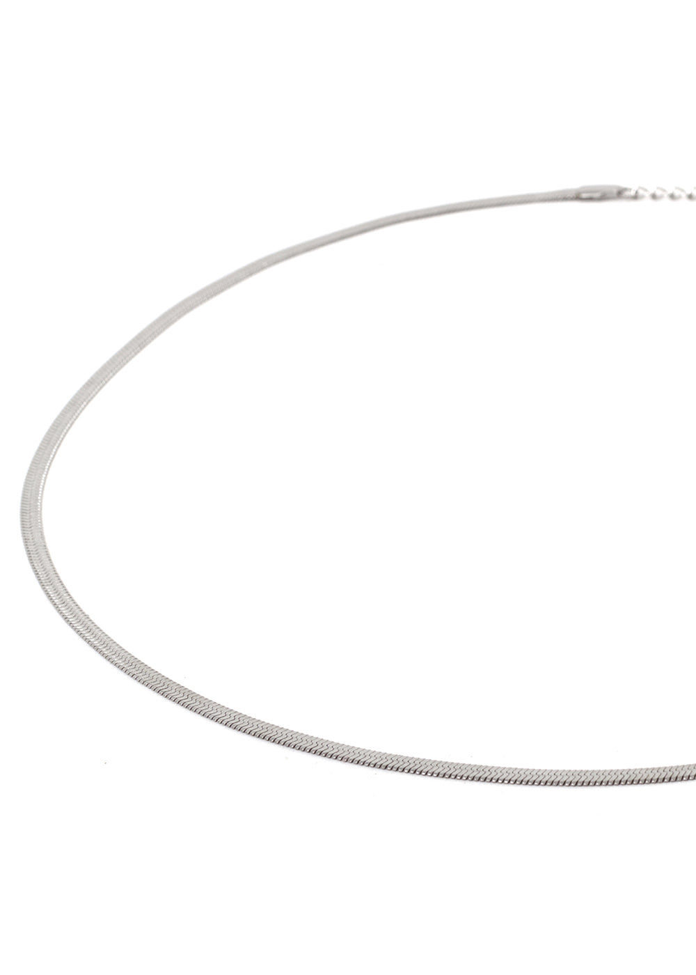 Nalí VENUS SILVER FLAT NECKLACE IN STAINLESS STEEL