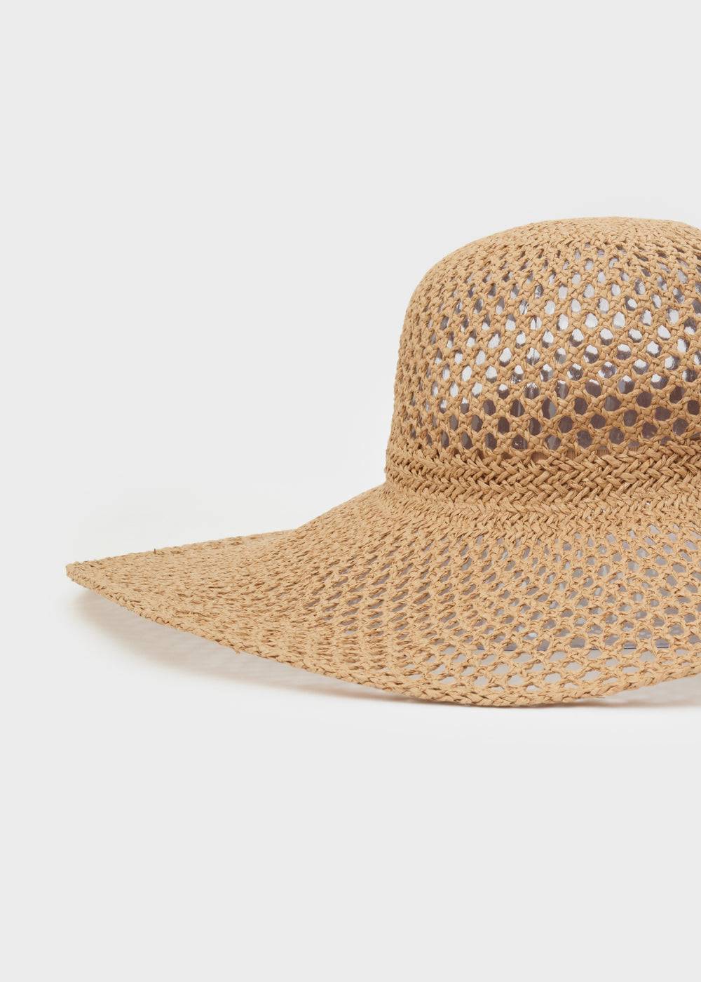 Nalí WIDE HAT IN RAFFIA BEIGE