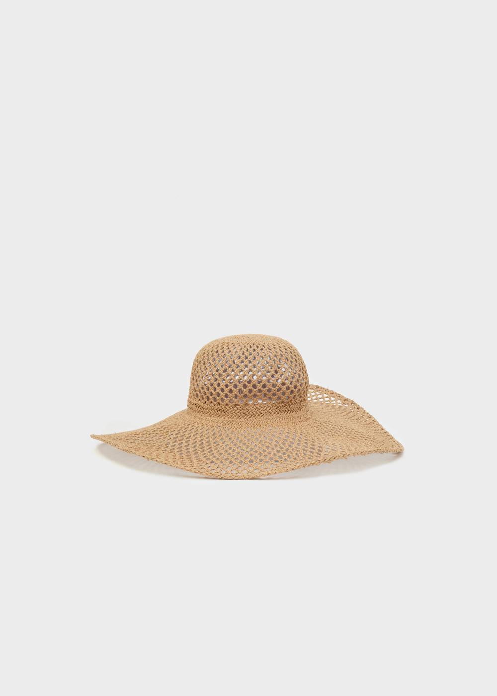 Nalí WIDE HAT IN RAFFIA BEIGE