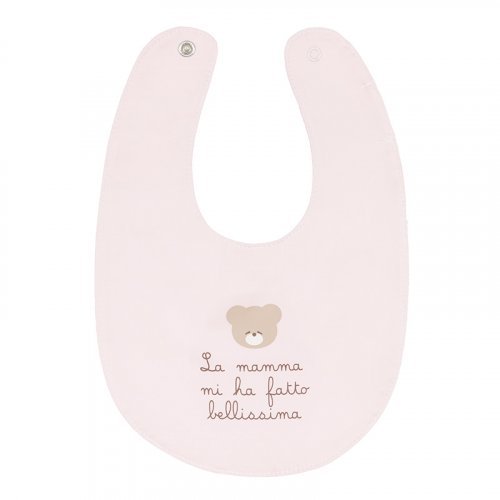 Nanán Bavaglio Rosa "La Mamma Mi Ha Fatto Bellissima"