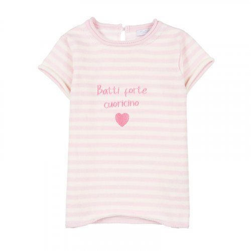 Nanán Abitino Filo Rigato Rosa