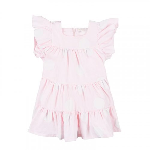 Nanán Abito 3 Balze Pois Rosa