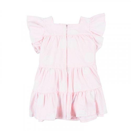 Nanán Abito 3 Balze Pois Rosa