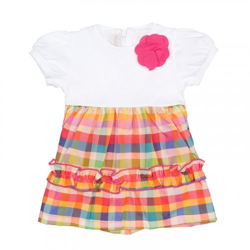 Nanán Abito A Body Con Gonna A Quadri