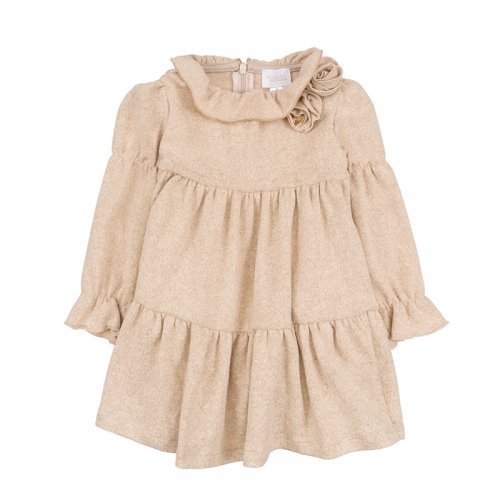 Nanán Abito Beige In Lurex