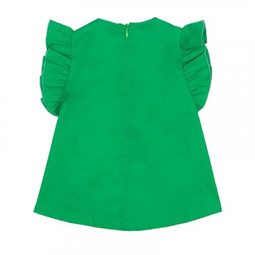 Nanán Abito In Popeline Con Fiocco