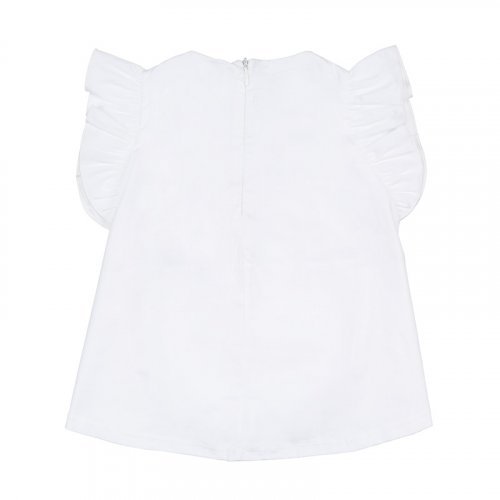 Nanán Abito In Popeline Con Fiocco