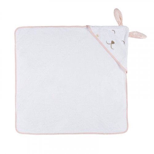 Nanán Accappatoio A Triangolo Con Coniglio Rosa