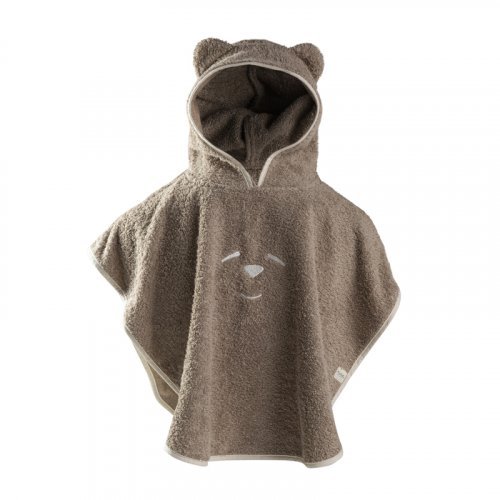 Nanán Accappatoio Poncho Beige 0/2 Anni