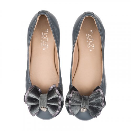 Nanán Ballerina Grigia Con Fiocco