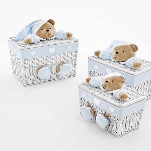 Nanán Baule piccolo Puccio azzurro