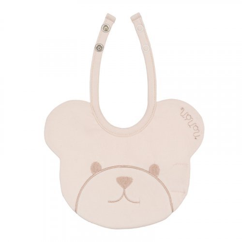 Nanán Bavaglio Beige Con Orso