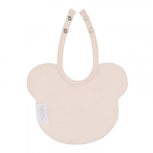 Nanán Bavaglio Beige Con Orso