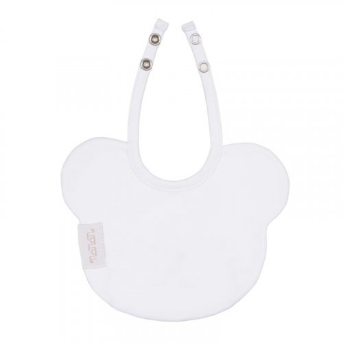 Nanán Bavaglio Bianco Con Orso