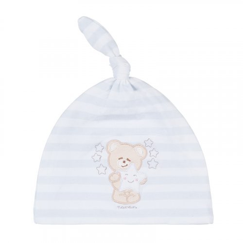 Nanán Berretta Rigata Azzurra