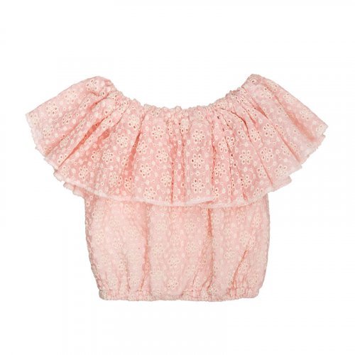 Nanán Blusa In Stangallo Rosa