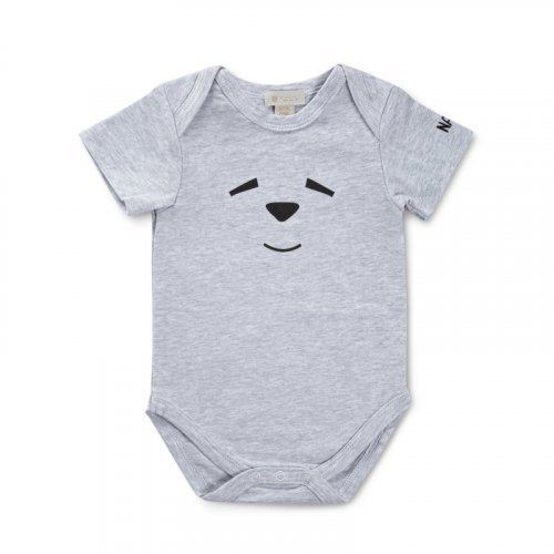 Nanán Body Grigio Con Sorriso
