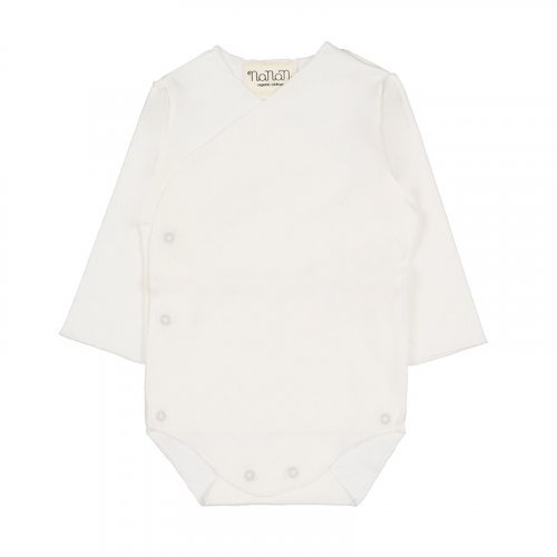 Nanán Body Mezza Manica Panna Cotone Organico