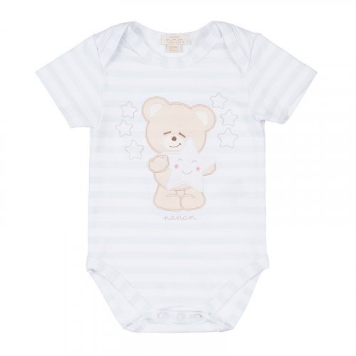 Nanán Body Rigato Azzurro