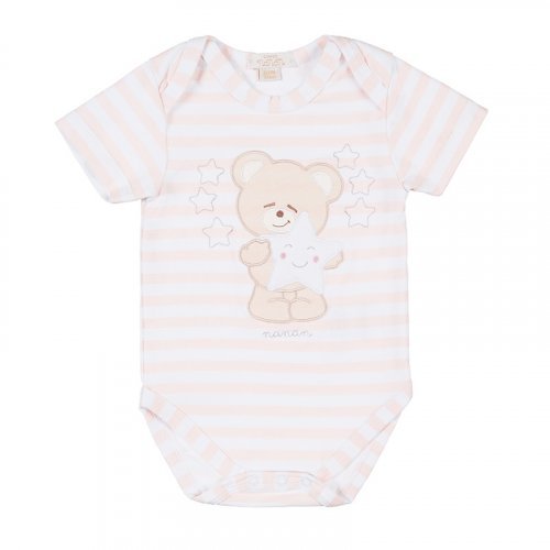 Nanán Body Rigato Rosa