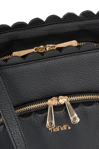 Nanán Borsa Passeggio Nero
