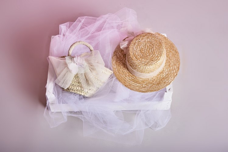 Nanán Borsetta In Paglia Beige