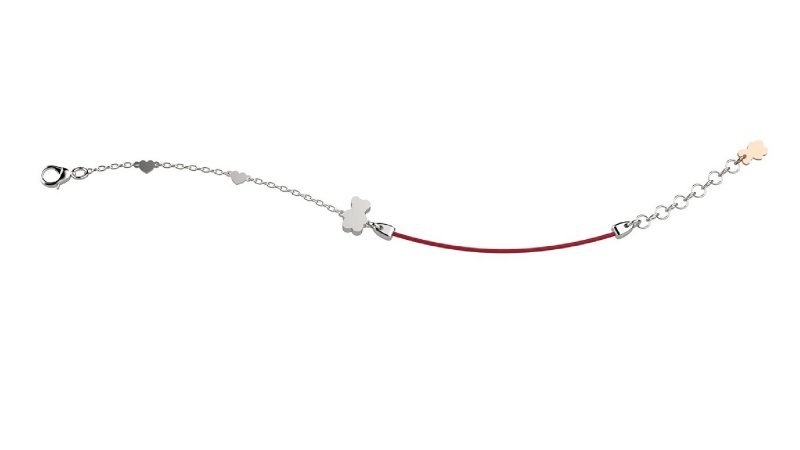 Nanán Bracciale Argento 925 - Col Rosso